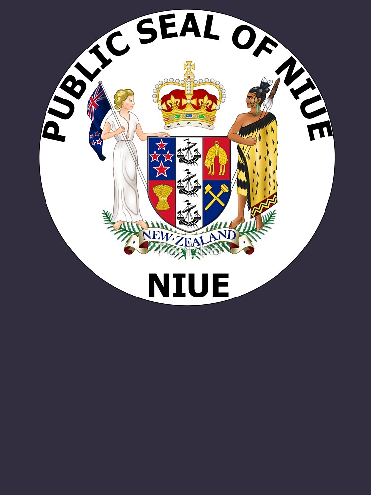 Download "Niue Coat of Arms" T-shirt by Tonbbo | Redbubble