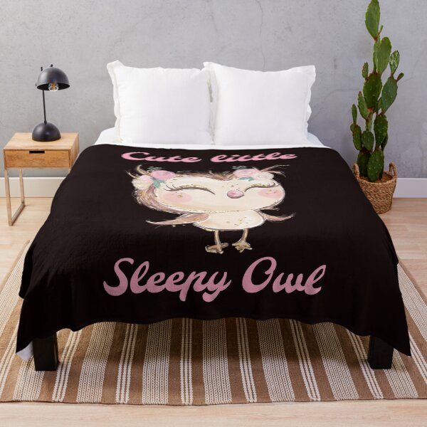 Item preview, Cute Little Sleepy Owl designed and sold by Hema Thilakaratne.