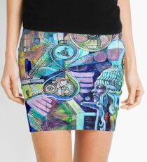 Beautiful Brain Carnival Mini Skirt