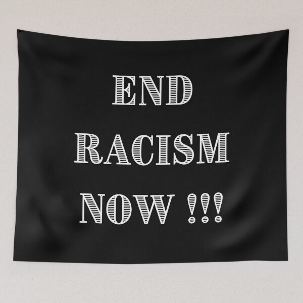 Item preview, End Racism Now, End Violence Tee,End Racism Now Tee, Stop Racism Tee designed and sold by Barwane Products.