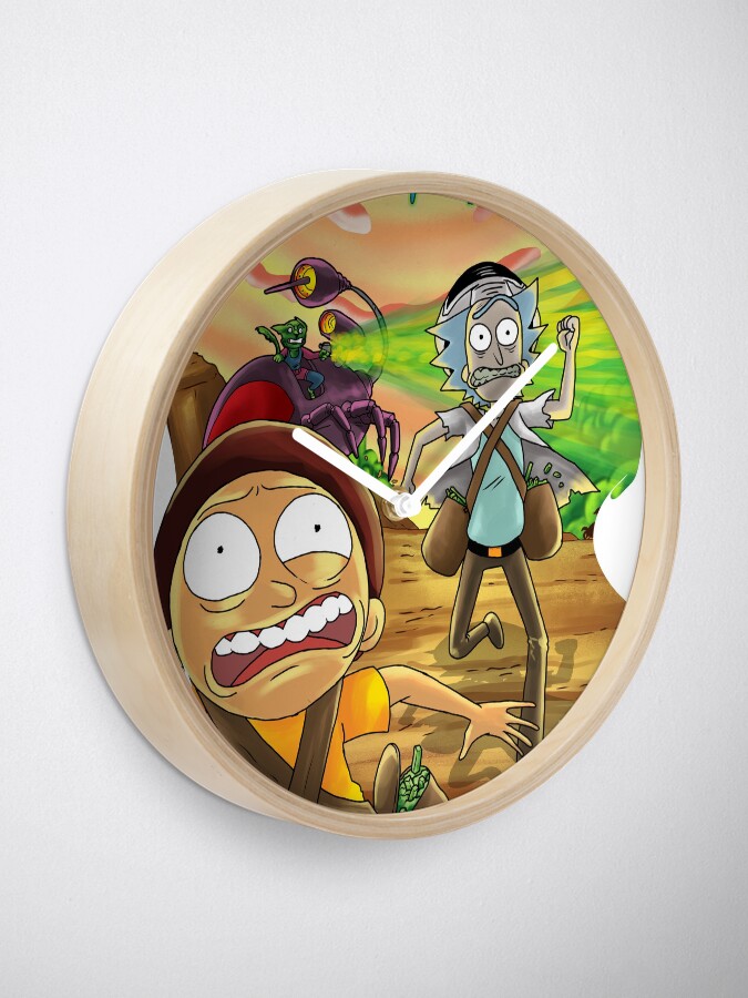 Alternate view of Escape From The Pursuit Robot in 35-C Dimension Clock