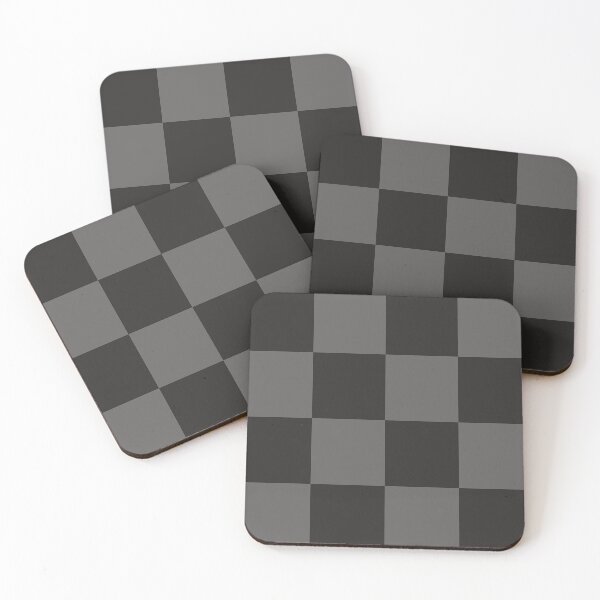 Item preview, Chequered Goth Grey Pattern designed and sold by zcabask.
