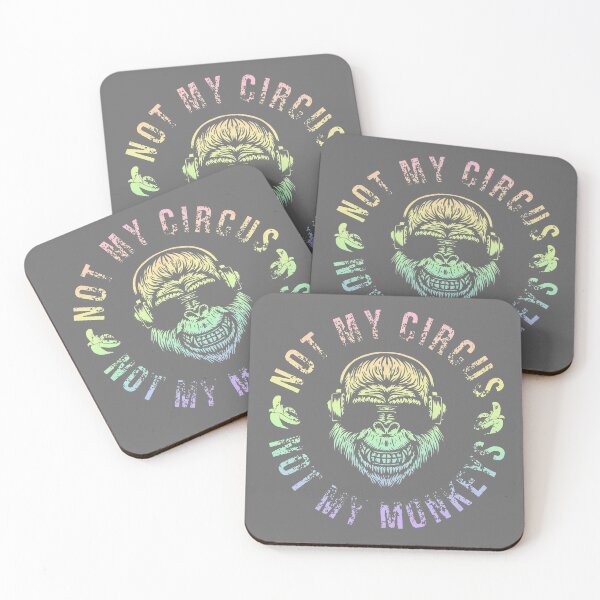 Item preview, Not My Circus Not My Monkeys Retro Design designed and sold by splashworks.