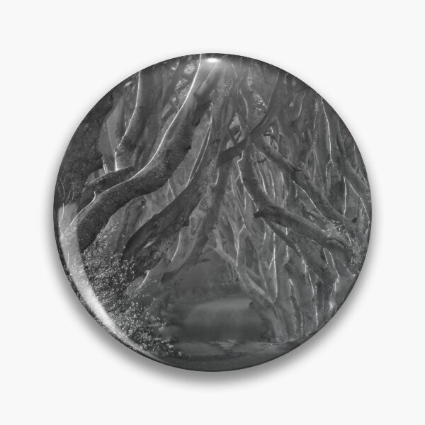 The Dark Hedges Monochrome Pin