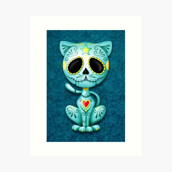 Scary Zombie Kitten Poster by Bratak