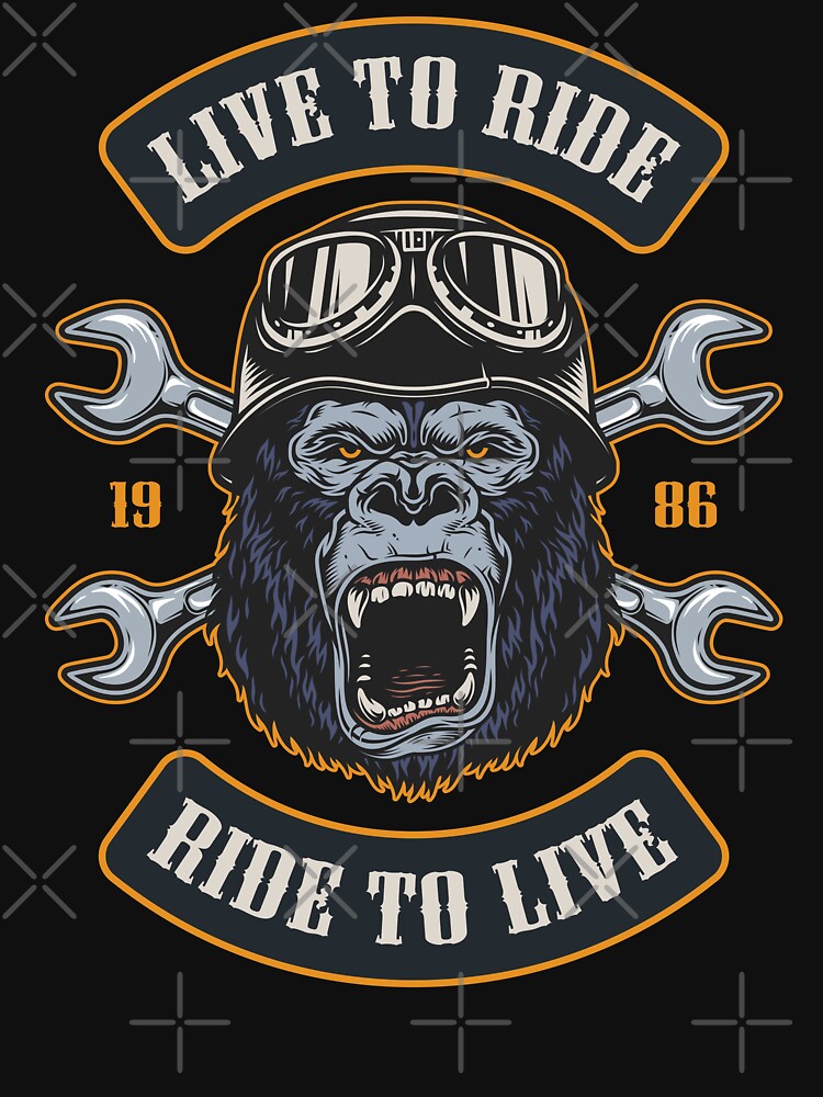"Live To Ride Ride To Live" Tshirt by renju1902 Redbubble