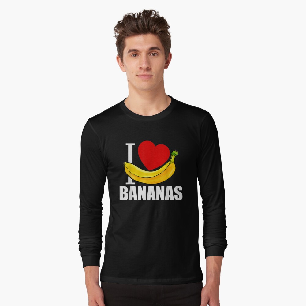 I Love Bananas - Funny Banana  Poster for Sale by MihailRailean