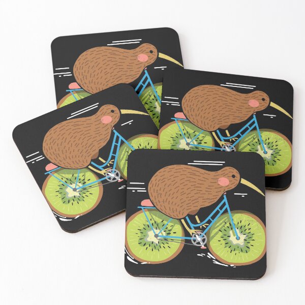 Item preview, Cycle New Zealand Funny Kiwi on a Bicycle Design Idea graphic designed and sold by Lisbob.