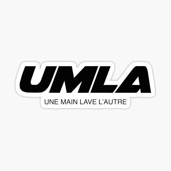 Wann - UMLA logo (noir) Sticker