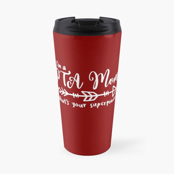PTA Mom What's Your Superpower, Parent Teacher Association shirt, PTA Mom, PTA Mom gift, PTA Travel Mug