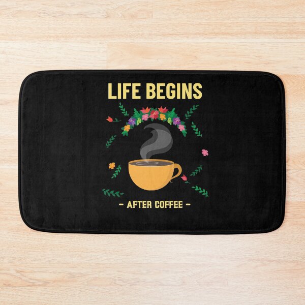 Item preview, Life Begins After Coffee- Funny Design designed and sold by joabaj.