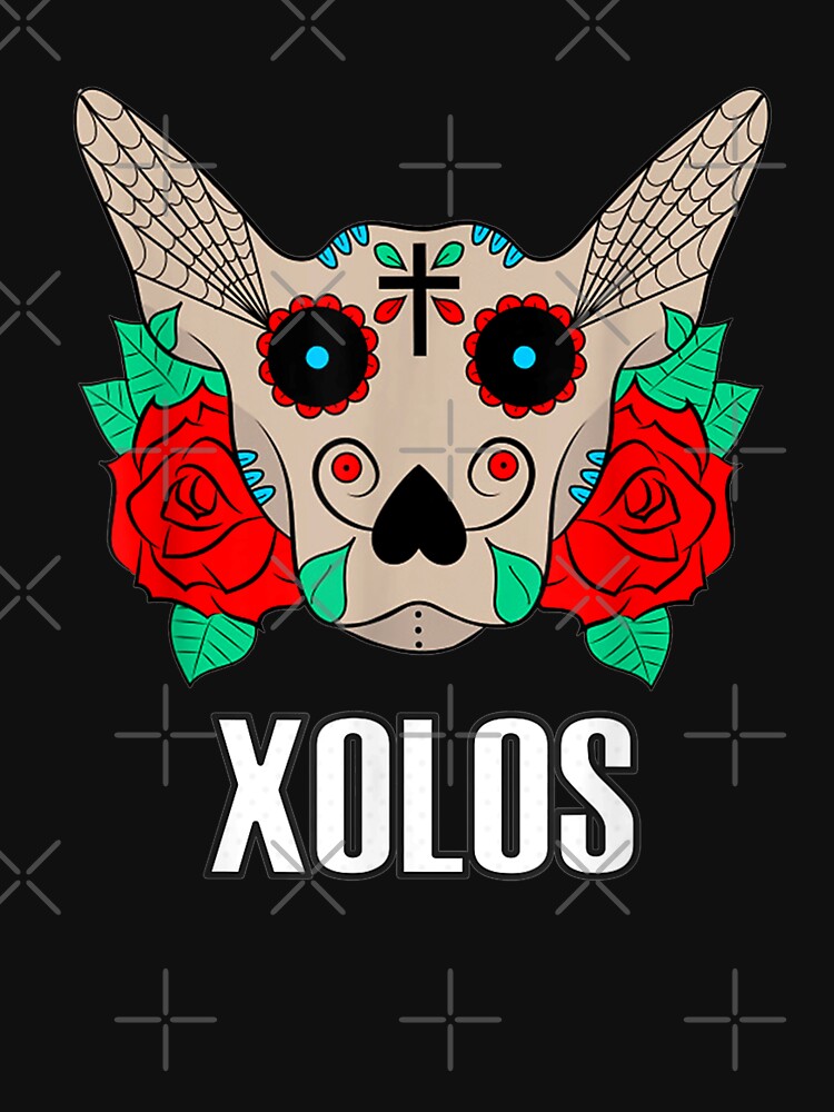 Imagen 7 de 7, Camiseta clásica con la obra Perro Xolo Mexicano Tradicional, diseñada y vendida por IlirianaVeseli.