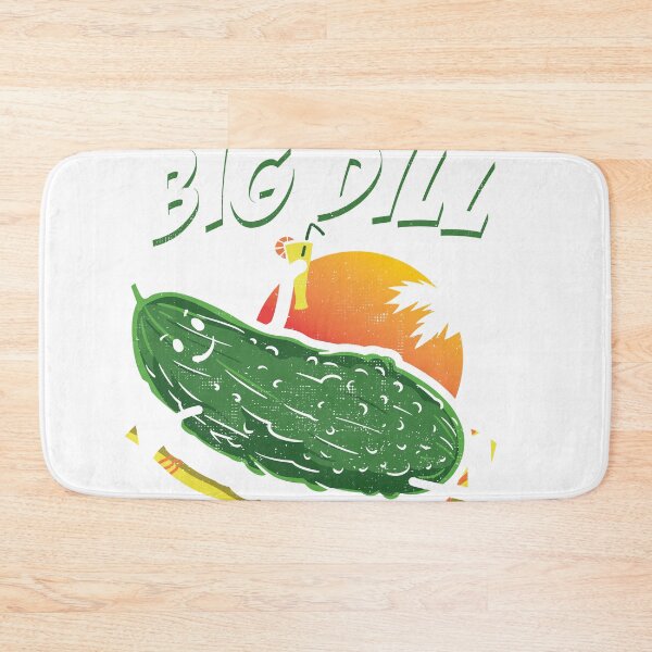 Item preview, Pickle Fan Pun Design - I'm Kinda Bill Dill Joke Tee print designed and sold by Lisbob.