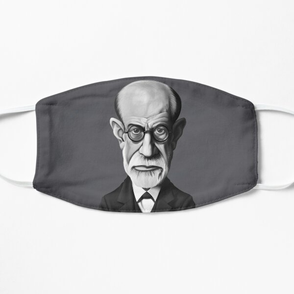 Sigmund Freud Flat Mask