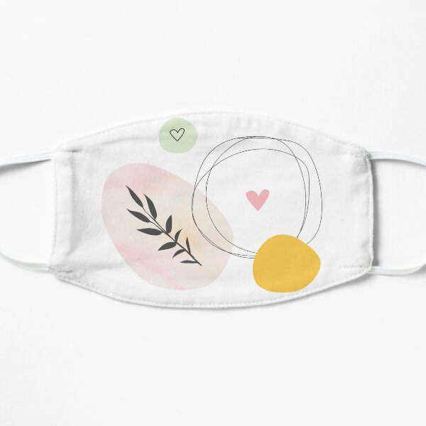 Abstract illustration inspired by nature and love Mask