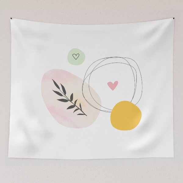Item preview, Abstract illustration inspired by nature and love designed and sold by ColorsHappiness.