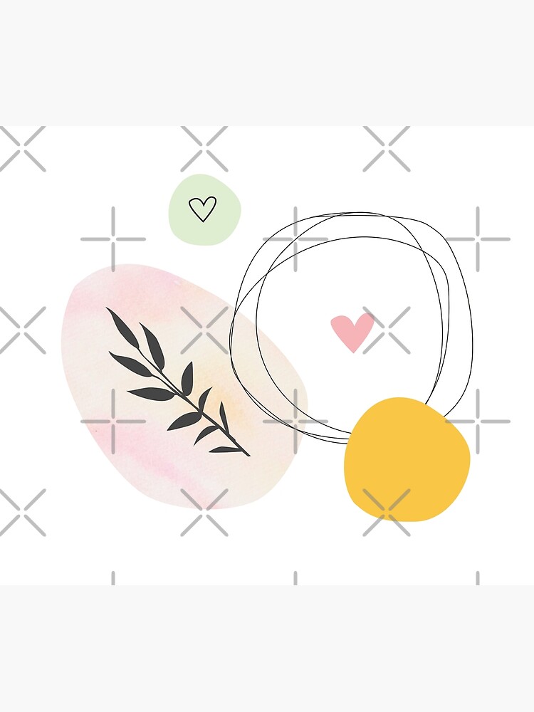 Abstract illustration inspired by nature and love by ColorsHappiness
