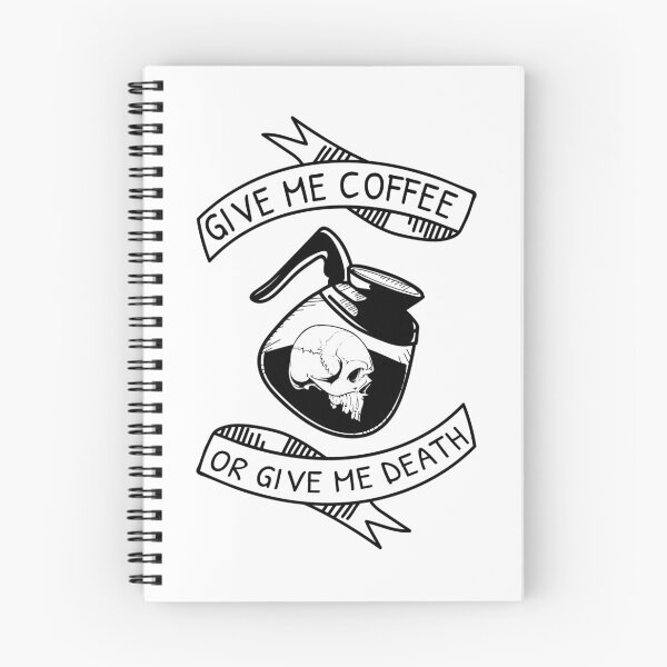 Item preview, Give Me Coffee or Give me Death designed and sold by Illustratedbant.