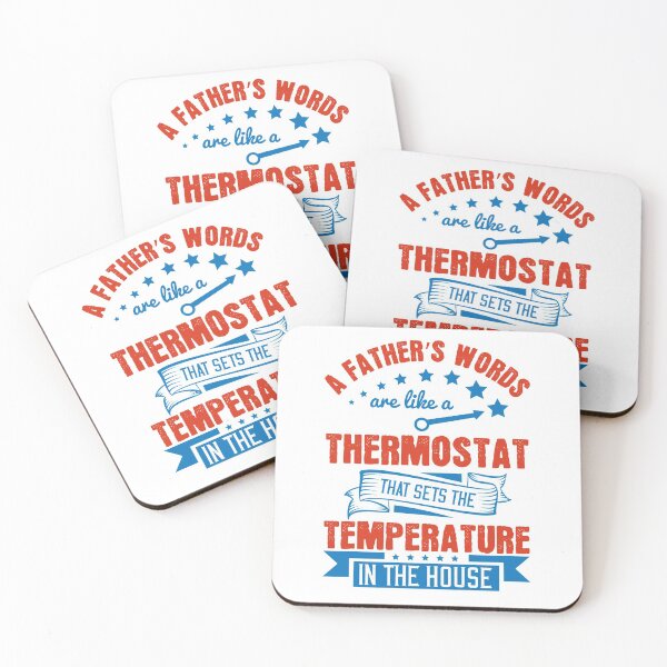 Item preview, Dad Fathers day gift | A Father's Words are like a thermostat designed and sold by teamph.