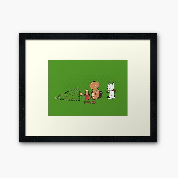 Beavers ruin christmas Framed Art Print