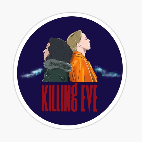 Vista previa del artículo con la obra «Villanelle Eve Villaneve 3 escena del puente final», diseñado y vendido por GabriellaParadi.