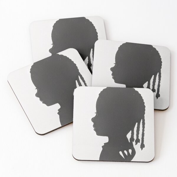 Item preview, Silhouette Beautiful African American girl designed and sold by Mike Valentine.