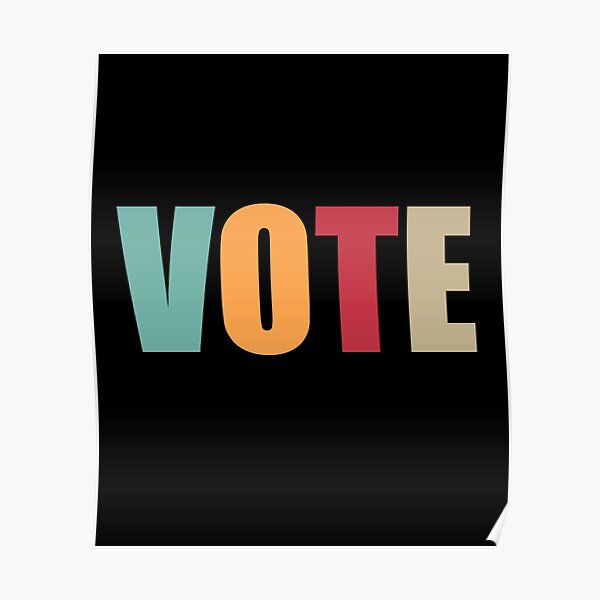 VOTE RETRO EDITION Poster