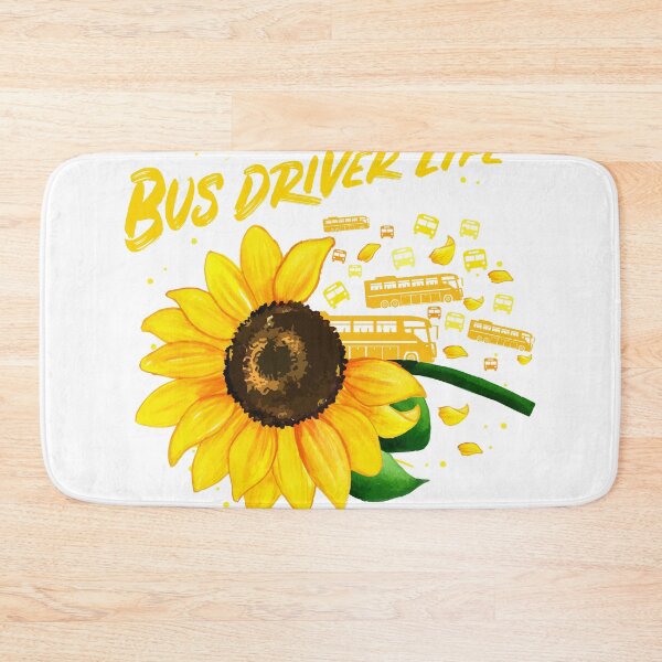 Item preview, Sunflower Bus Driver Gift Idea print designed and sold by Lisbob.