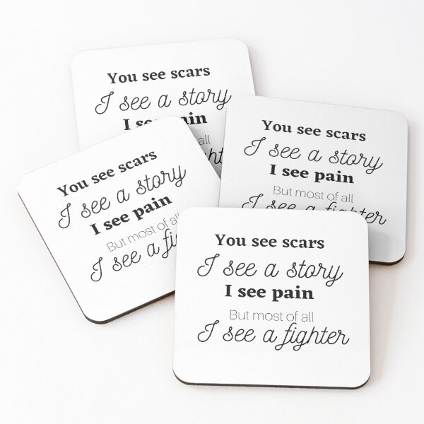 Item preview, Scars are stories, pain: don't be ashamed of them designed and sold by MargheritaLidia.