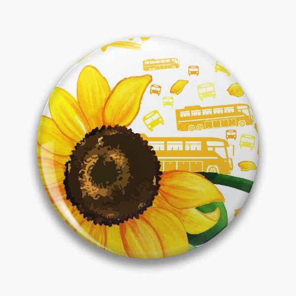 Item preview, Sunflower Bus Driver Gift Idea print designed and sold by Lisbob.
