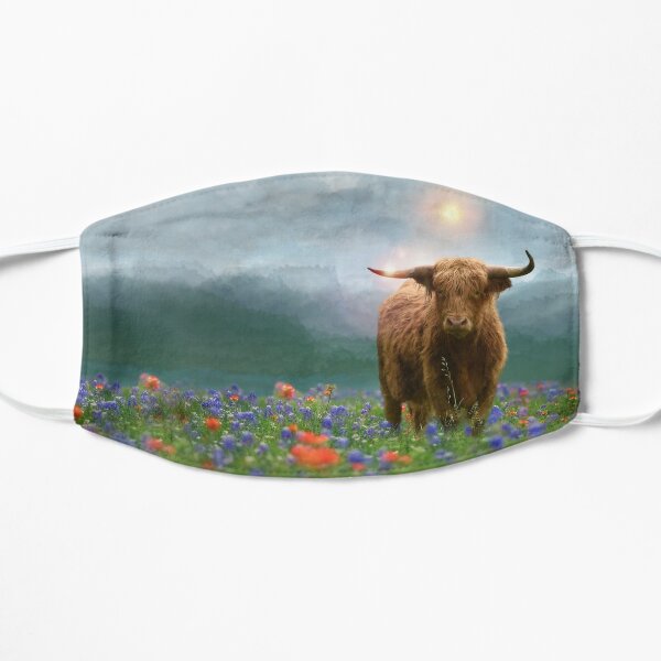 Highland Cow Face Mask – Scottish Creations