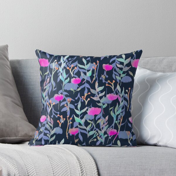 Item preview, Peony Daydream in Navy and Pink designed and sold by CharIsabella.