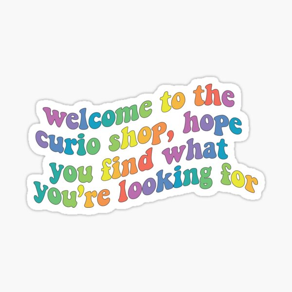 Webkinz Curio Shop Rainbow Warp Sticker