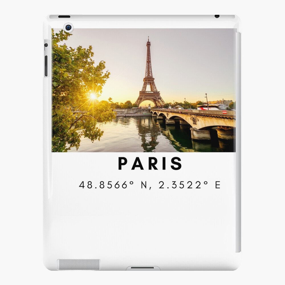 Paris coordinates 48.8566° N, 2.3522° E Poster for Sale by Meaningfully |  Redbubble