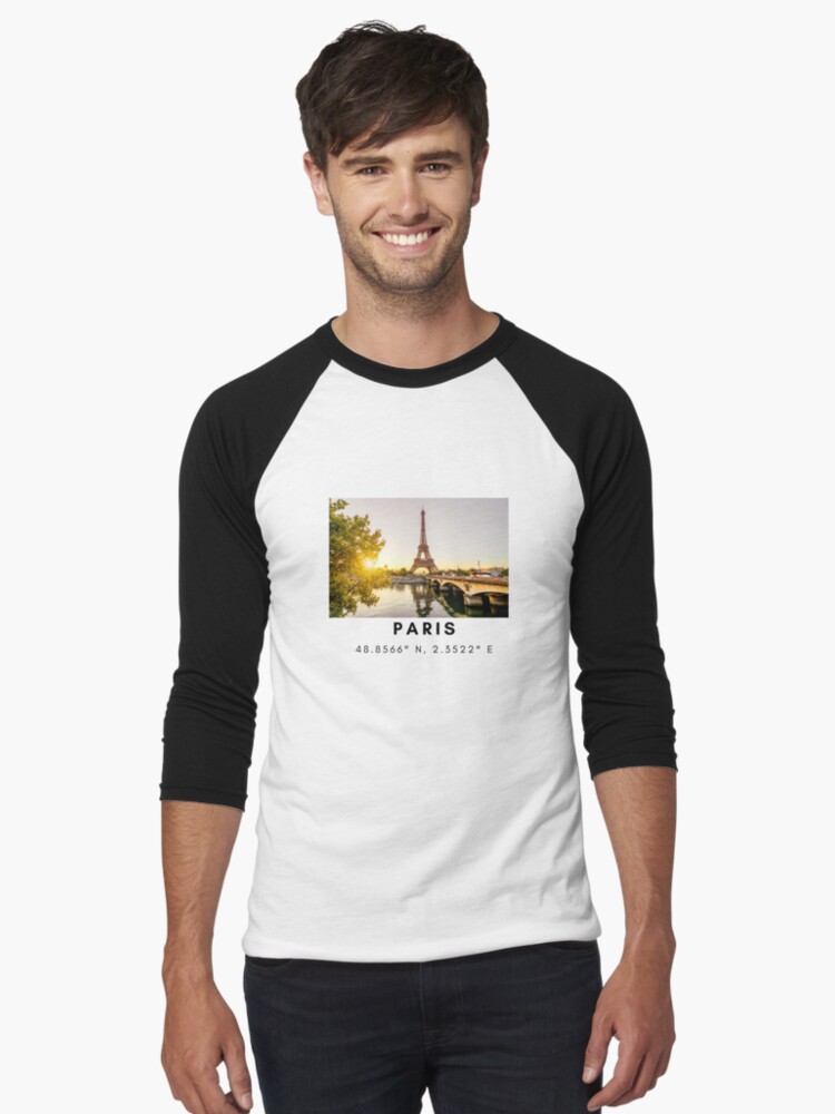 Paris Coordinates 48 8566 N 2 3522 E T Shirt By Meaningfully Redbubble