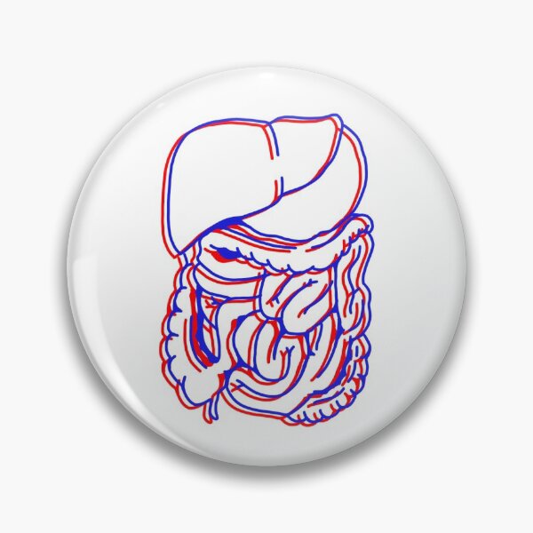 Item preview, 3D lineart anatomical Intestines  designed and sold by Sarahgranchelli.