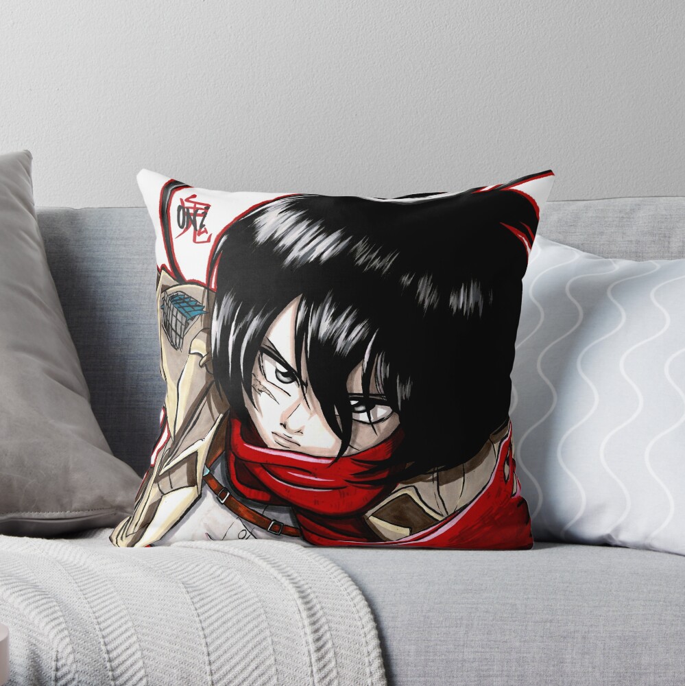 mikasa body pillow