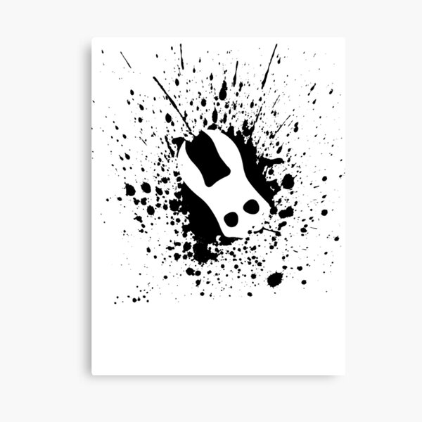Splicer Mask (Bioshock Splatter Series) Canvas Print