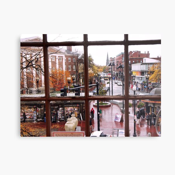 Harvard Square Metal Print