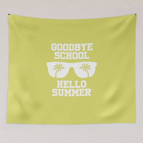 Item preview, Goodbye School Hello Summer  Cool Last Day Of School Schools Out Summer Student Teacher Gift designed and sold by BCNDesign.