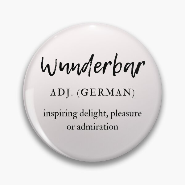 Item preview, Wunderbar Wonderful German Deutsch Dictionary Definition designed and sold by Time4German.