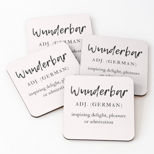 Item preview, Wunderbar Wonderful German Deutsch Dictionary Definition designed and sold by Time4German.