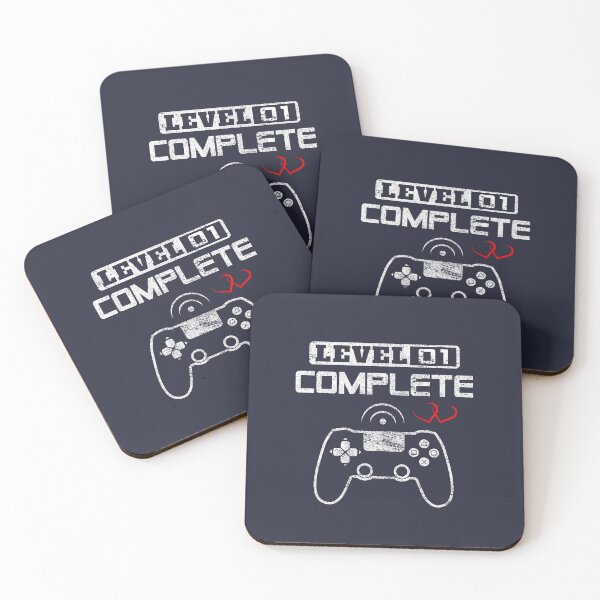 Item preview, Level 1 complete 1st Wedding Anniversary Gift Couple Video Gamer Gifts for Him & for Her designed and sold by BCNDesign.