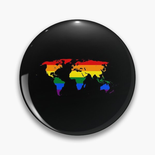 Item preview, Rainbow world map pride designed and sold by libs182.