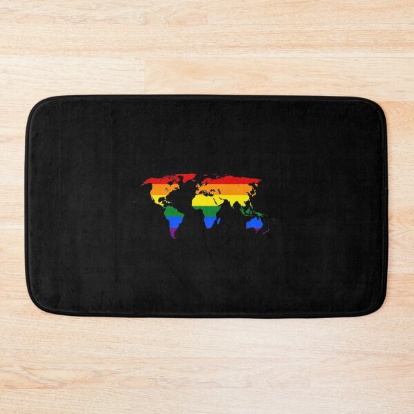 Item preview, Rainbow world map pride designed and sold by libs182.