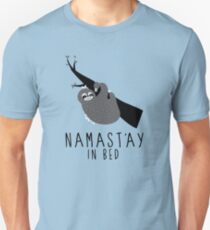 namast'ay in bed sloth Unisex T-Shirt