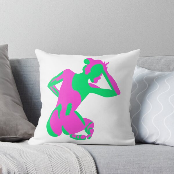 Item preview, Mujer rosa y verde designed and sold by aanais.