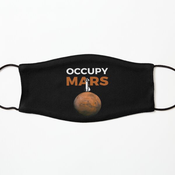 OCCUPY MARS: Spacex Starship Landing on mars Kids Mask
