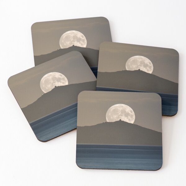 Item preview, Moon rising over peninsula designed and sold by stevieuk.