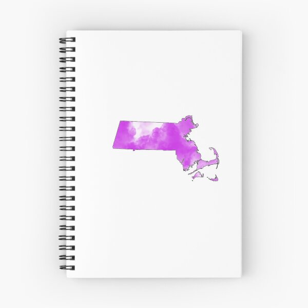 Item preview, Purple Watercolor Massachusetts  designed and sold by Erin Madden.
